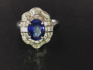  Nature Blue Sapphire Ring