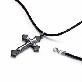 (Black) Cross Pendant